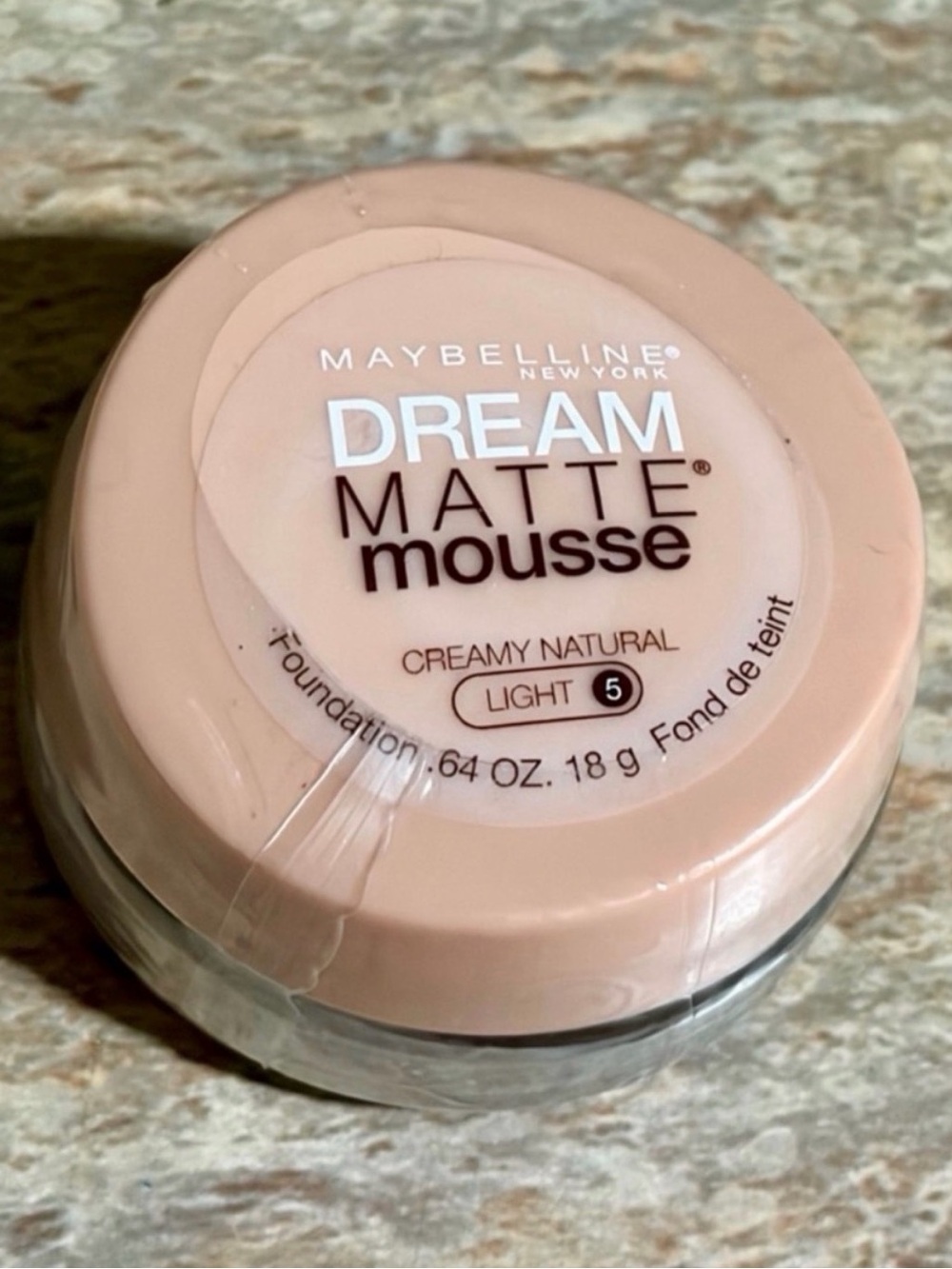 Maybelline Discontinued Creamy Natural Dream Matte Mousse Foundation - Light 5